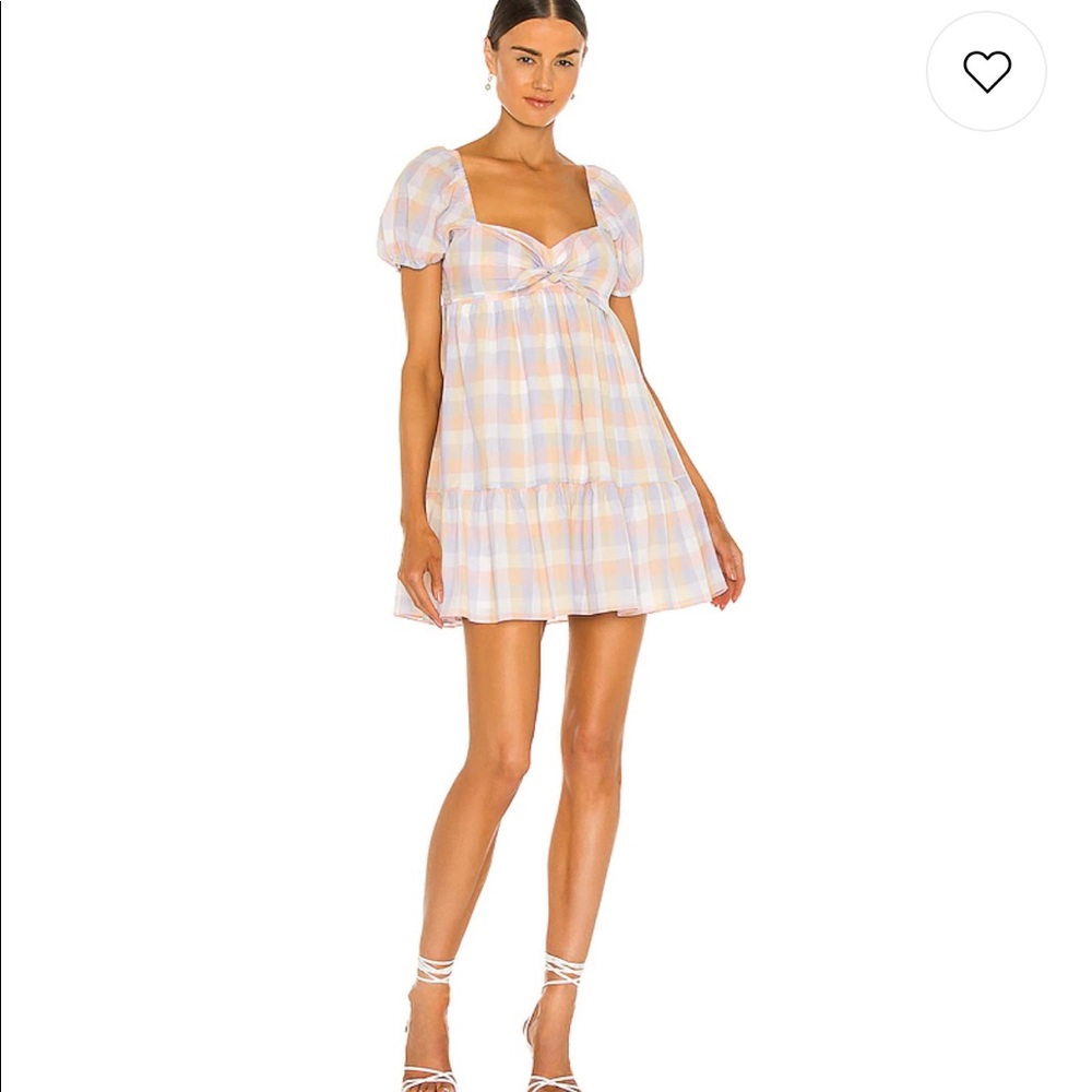 Amanda Uprichard Gingham Goldie Dress